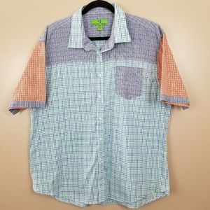 Bristol & Bull Men's 2XL Short Sleeve Button Down